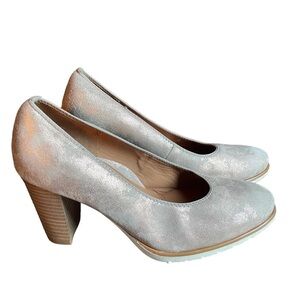 Ara Shoes Ophelia Metallic Pumps 6